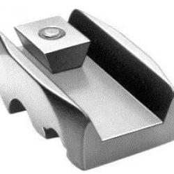 Partie supérieure de pied arrière EAW - Rail ZM - Coude 20 mm - BH 5 mm