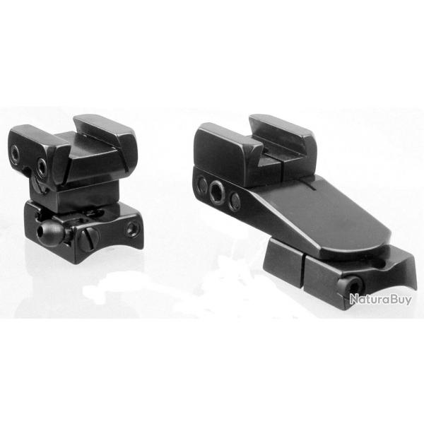 Montage pivotant complet EAW - Rail 70 - Pied BH 12 mm - Coude 20 mm Pivot Compl. EAW Remington 710