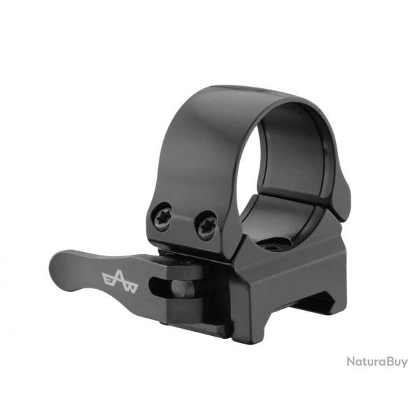 Collier pour lunette de tir fixation  levier EAW - Rail 21 mm Diam. 30 mm - BH 10 mm