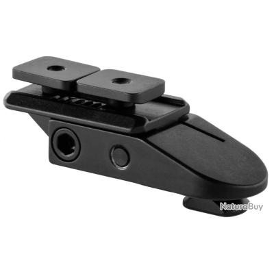 Adaptateur Bipied 3 Points Pour Rail Picatinny - En Aluminium