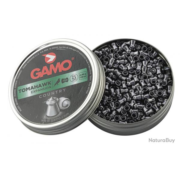 Plombs Gamo Tomahawk Expansion calibre 4.5 mm (.177)