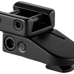 Pied avant pivotant pour embase Mak Rail 70 degrés BH 12 Coude 26