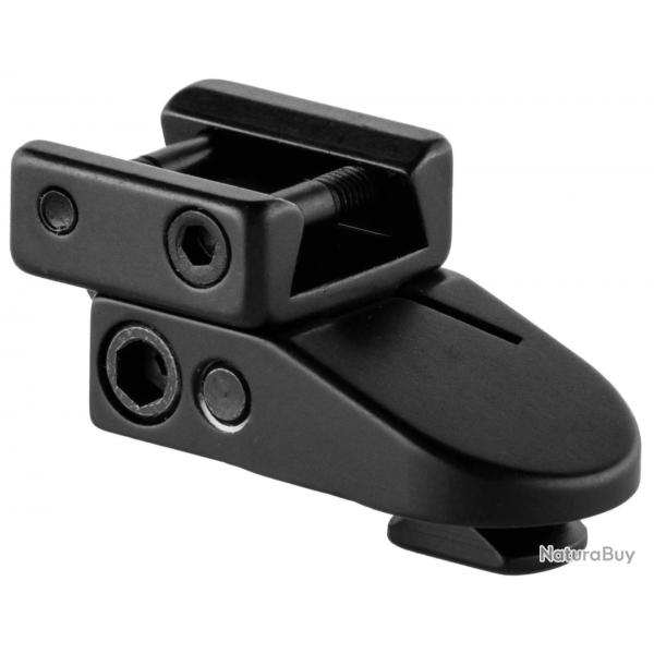 Pied avant pivotant pour embase Mak Rail 70 degrs BH 12 Coude 26