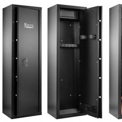 Coffre fort Rietti 10 armes à serrure à clef 8+2 armes 150X45X33 / 61 Kg