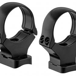 Colliers pour lunette de tir Mak - Montage fixé - Diam. 30 mm Tikka T3