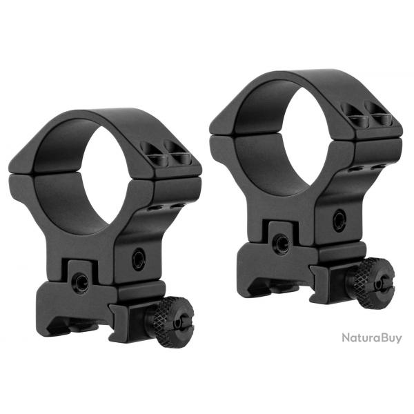 Colliers Sports Match pents ajustable diam. 30 mm - rail 21mm - haut - 0  50 MoA