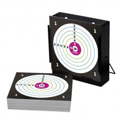 Porte-cible 14x14cm + 100 cibles