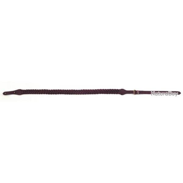 Bretelle pour arme cuir tress Colombi