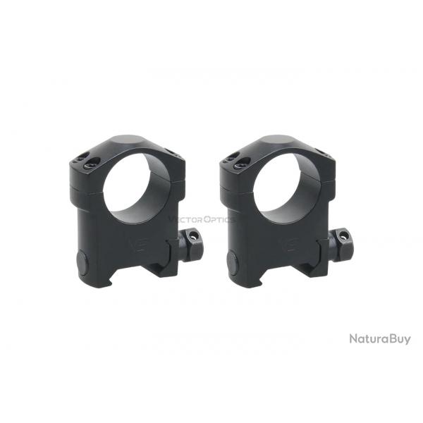 Colliers pour lunette Vector Optics 25,4 mm - Medium - Weaver Haut