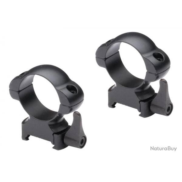Colliers pour lunette Quick 30 mm - Medium - Weaver Diam. 25,4 mm - Haut