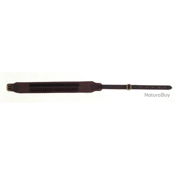 Cartouchiere 20 Balles Winchester cuir vieilli Colombi