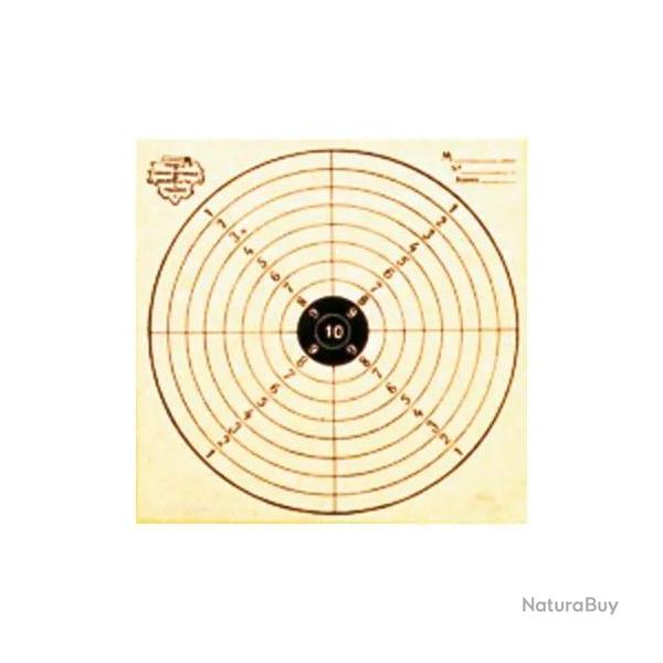 Cible 15x15 cm noire x100