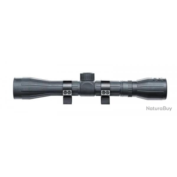 Lunette de tir Walther 4x32 - Revtue caoutchouc - Avec montage