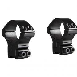 Collier à hauteur ajustable Hawke - Diam. 30 mm - Rail 9-11 mm