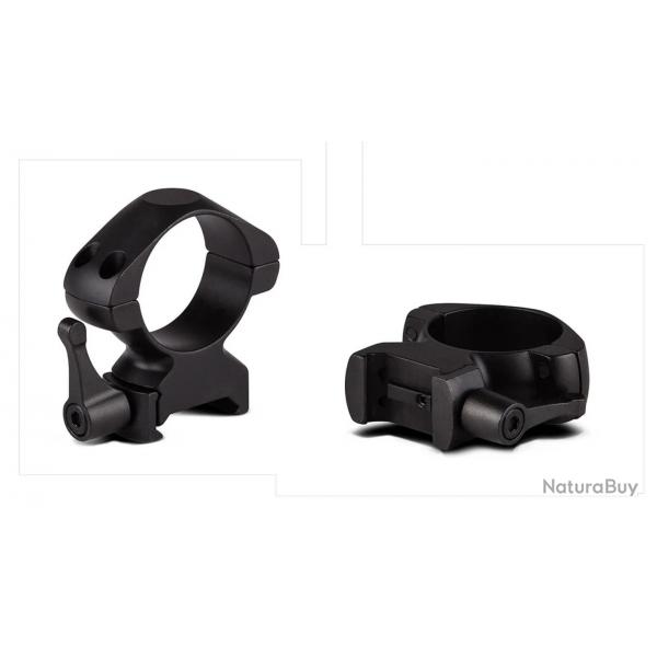 Colliers  levier pour lunette Konus 25,4 mm - Haut - Weaver