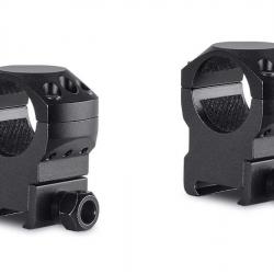 Colliers pour lunette Hawke Tactical 25,4 mm - Haut - Weaver