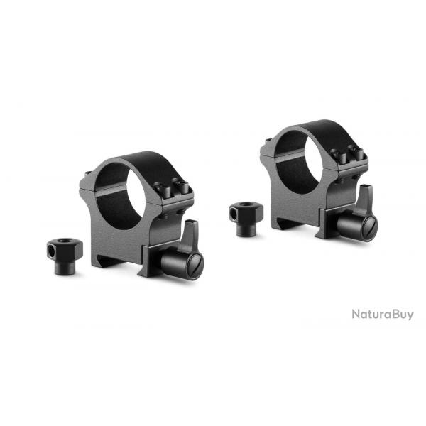 Colliers pour lunette Hawke Professional 25,4 mm - Medium - Weaver
