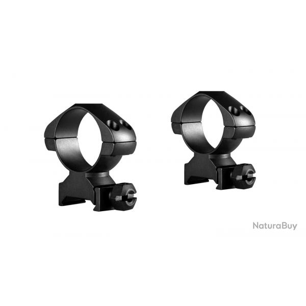 Colliers pour lunette Hawke Precision 30 mm - Haut - Weaver