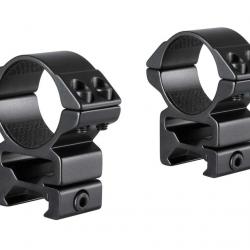 Colliers pour lunette Hawke Match 30 mm - Haut - Weaver
