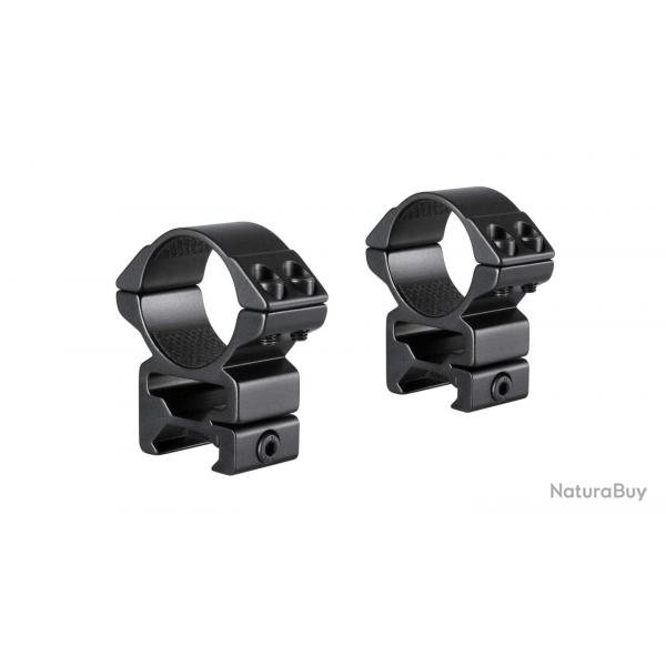 Colliers pour lunette Hawke Match 30 mm - Haut - Weaver