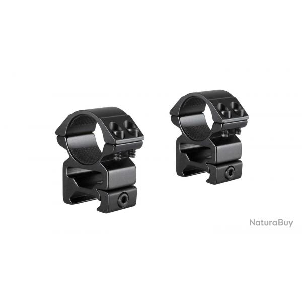 Colliers pour lunette Hawke Match 25,4 mm - Haut - Weaver