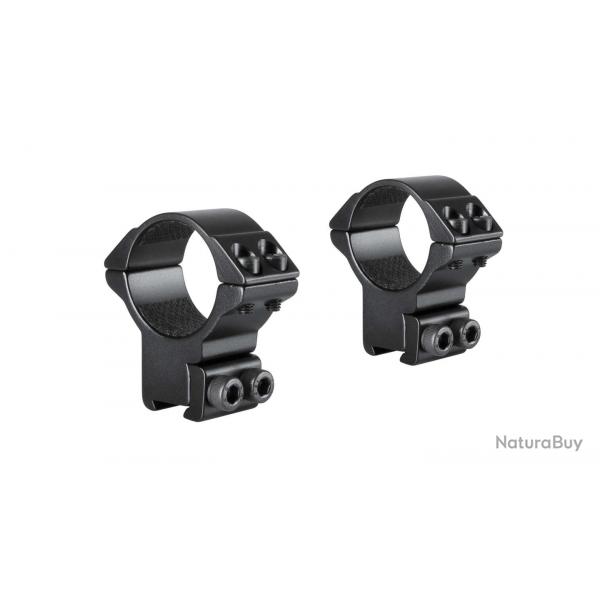 Colliers pour lunette Hawke Match 30 mm - Haut - Rail de 9-11 mm
