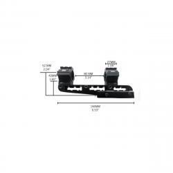 Montage monobloc Cantilever pour lunette Konus universel 25,4 & 30 mm - Rail 11/21 mm