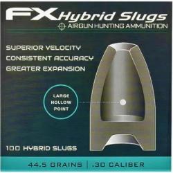 Slugs FX Hybrid 7.62 mm HP 44.5 grain (.300)