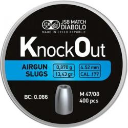 Slugs JSB Knock Out 4.5 mm HP 13.43 grain (.178)