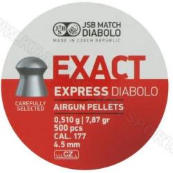 Plombs JSB Exact Diabolo Express 4.52 mm 7.87 grain