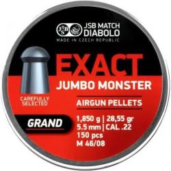 Plombs JSB Jumbo Exact Monster Grand 5.52 mm 28.55 grain
