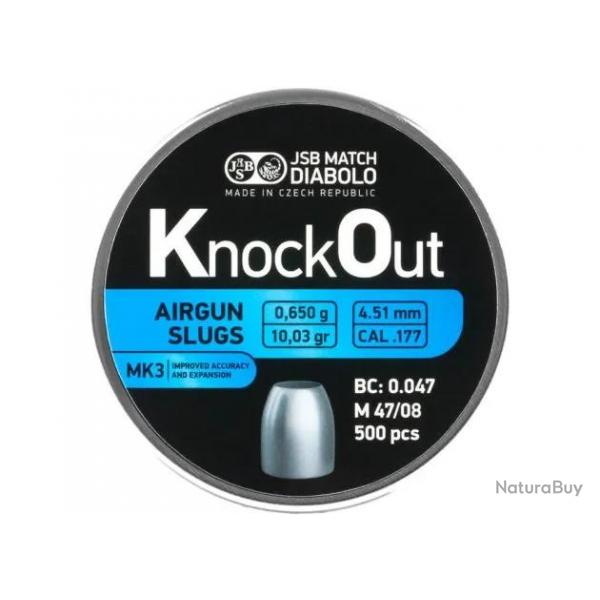 Slugs JSB Knock Out MK3 4.51 mm HP 10.03 grain (.177)