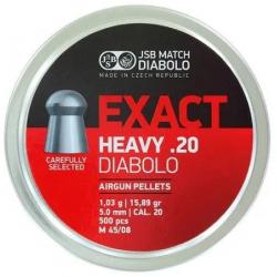 Plombs JSB Exact Jumbo Heavy 5.05 mm 15.89 grain