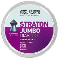 Plombs JSB Straton Jumbo 5.5 mm 15.89 grain