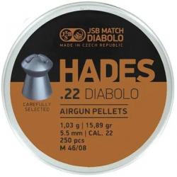 Plombs JSB Hades 5.5 mm 15.89 grain