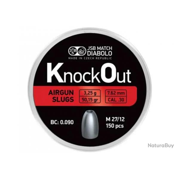 Slugs JSB Knock Out 7.62 mm HP 50.15 grain (.30)