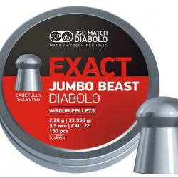 Plombs JSB Jumbo Beast 5.5 mm 33.95 grain