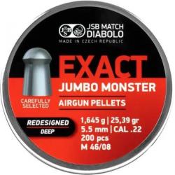 Plombs JSB Jumbo Exact Monster Redesigned Deep 5.52 mm 25.39 grain
