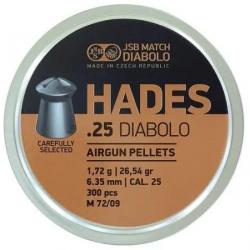 Plombs JSB Hades 6.35 mm 26.54 grain