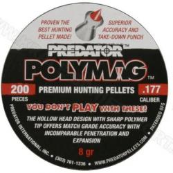 Plombs Predator Polymag - Cal. 4.5 mm 8 grains