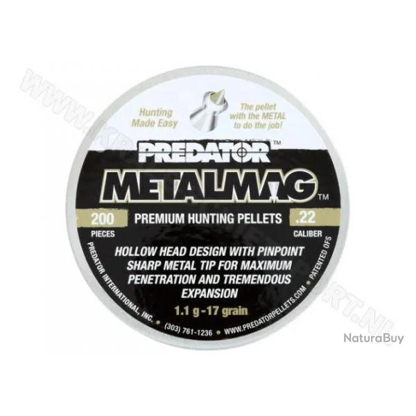 Plombs Predator Metalmag - Cal. 5.5 mm 17 grains