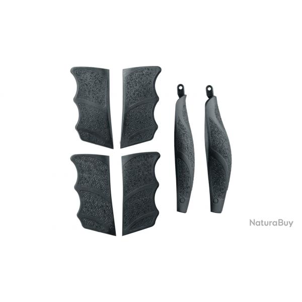 Kit dos de poigne + plaquettes de crosse S&L pour pistolet de dfense HK SFP9