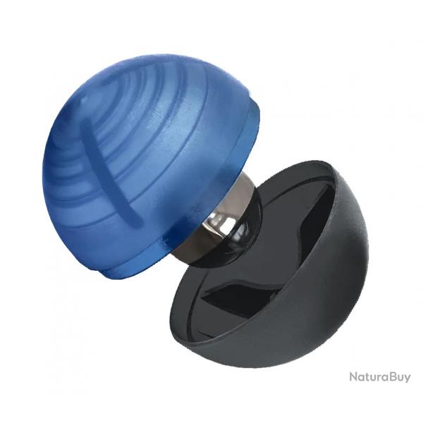 Billes pour arme de dfense P2P Craie bleue noyau acier - Cal. 68 x10