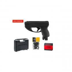 Pack pistolet de défense T4E TP50 Compact Gen2 - Cal. 50 - 7,5 J + Billes + 10 capsules CO2 + Mallet