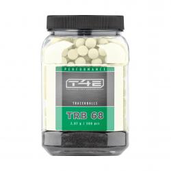 Billes pour arme de défense T4E Fluorescentes - Cal. 68 x500