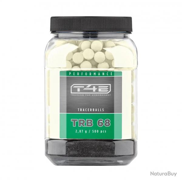 Billes pour arme de dfense T4E Fluorescentes - Cal. 68 x500