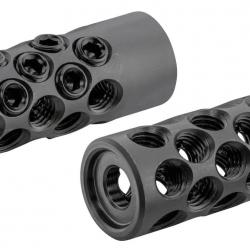 Frein de bouche Stalon noir Filetage M18x1 - Max 7,62 mm