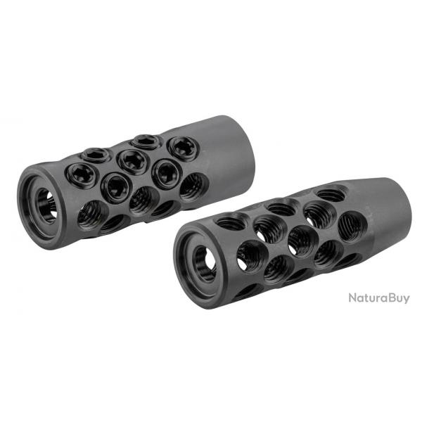 Frein de bouche Stalon noir Filetage M18x1 - Max 7,62 mm