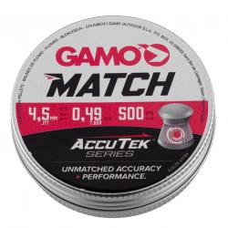 Plombs Gamo Match Accutek 500 - Cal. 4,5 mm