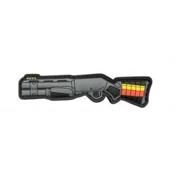 Patch Fusil à pompe - PVC - velcro - Livraison gratuite